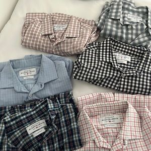 Six Mizzenmast + Main Slim Fit XL dress shirts. Excellent quality